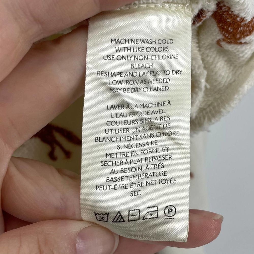 Anthropologie Cream Sweatshirt with Brown Horse Print - Picture 9 of 11